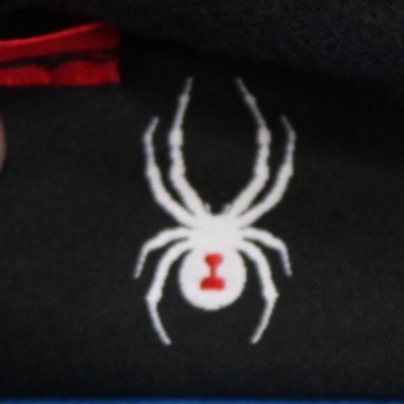 Spyder Mens S/P Blue & Black Half-Zip Core Sweater - Picture 9 of 10